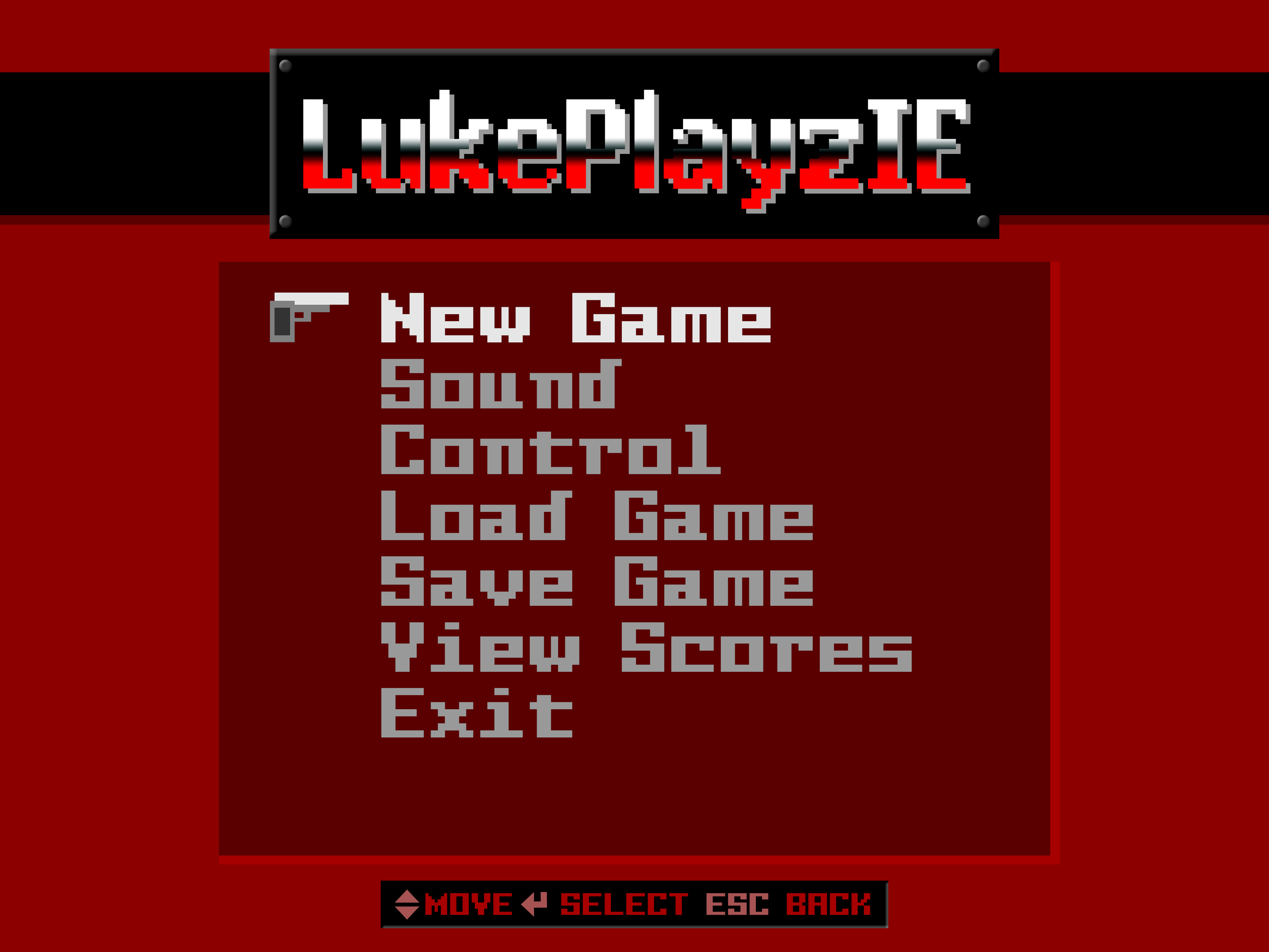 Wolfenstein 3D Menu